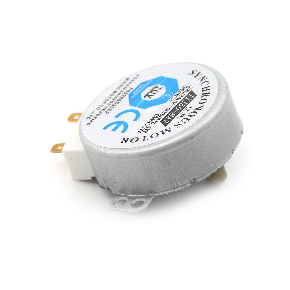 Ac 220-240v 4w 6 o / min mikrosynkronmotor til varmluftblåsere 50/60hz cw / ccw tyj 50-8 a 7 mikrobølgeovnsbrettmotor 48mm dia
