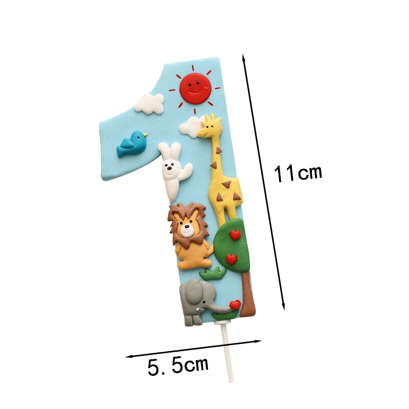 Akrylowa dekoracja na tort urodzinowy Topper pies rasy Husky flagi korona gwiazdy dekoracja piękny kreskówka szczeniak dla dziecka Kid Party ciasta prezenty: 13 soft clay