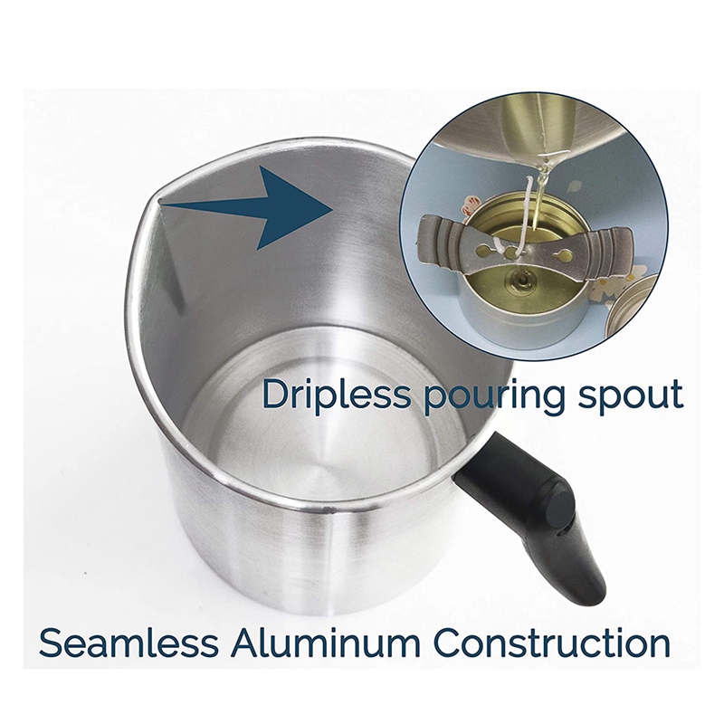 Candle Making Wax Melted Pot 3L Pouring Pot Double Boiler for Soy Candle Making, Heat-Resisting Handle