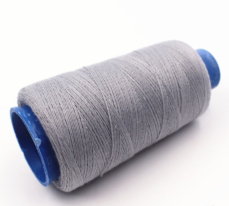 20s/3 Polyester Three Thick Sewing Thread Jeans Thread Hand Stitching Canvas Coarse Cloth Denim Thread Sewing Machine Thread: light gray