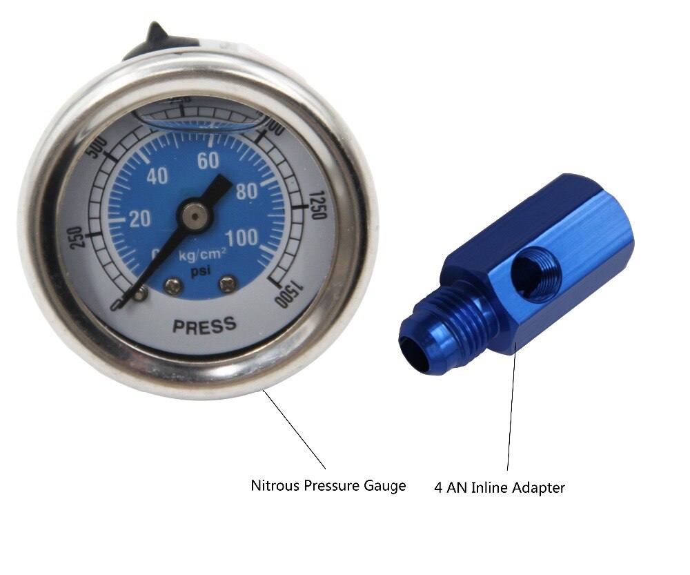 Replacement for NOS OR NX Nitrous Pressure Gauge