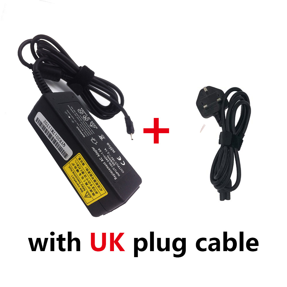 40w 19v 2.5a 2,1*2.5mm Laptop-Lade adapter für asus eee 0,7 px b d ha b e pqd px ha x101ch 1215b: Black