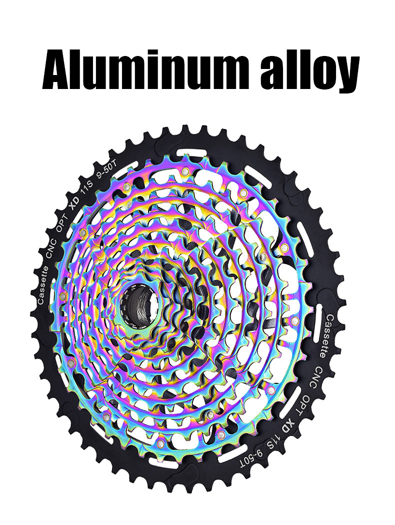 SUNSHINE 8/9/10/11/12S MTB 12 Speed 11-50T Cassette HG Standard 11-50T Ultralight Full Steel Lightweight 12S Sprocket Ultimate