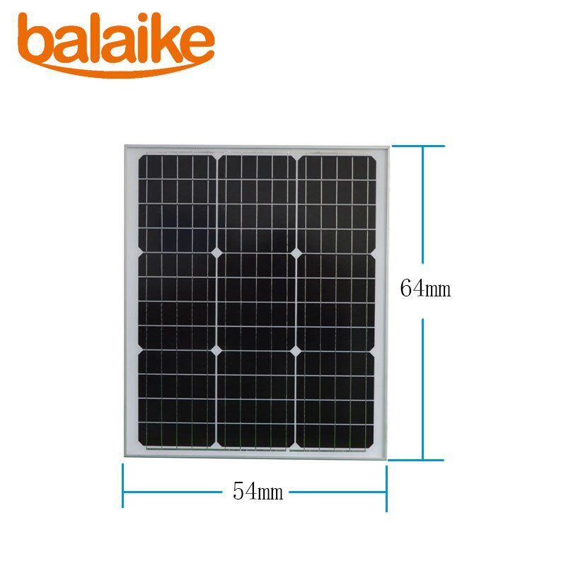 50W solar panel 18V solar system for household energy storage lighting DIY solar panel for power supply