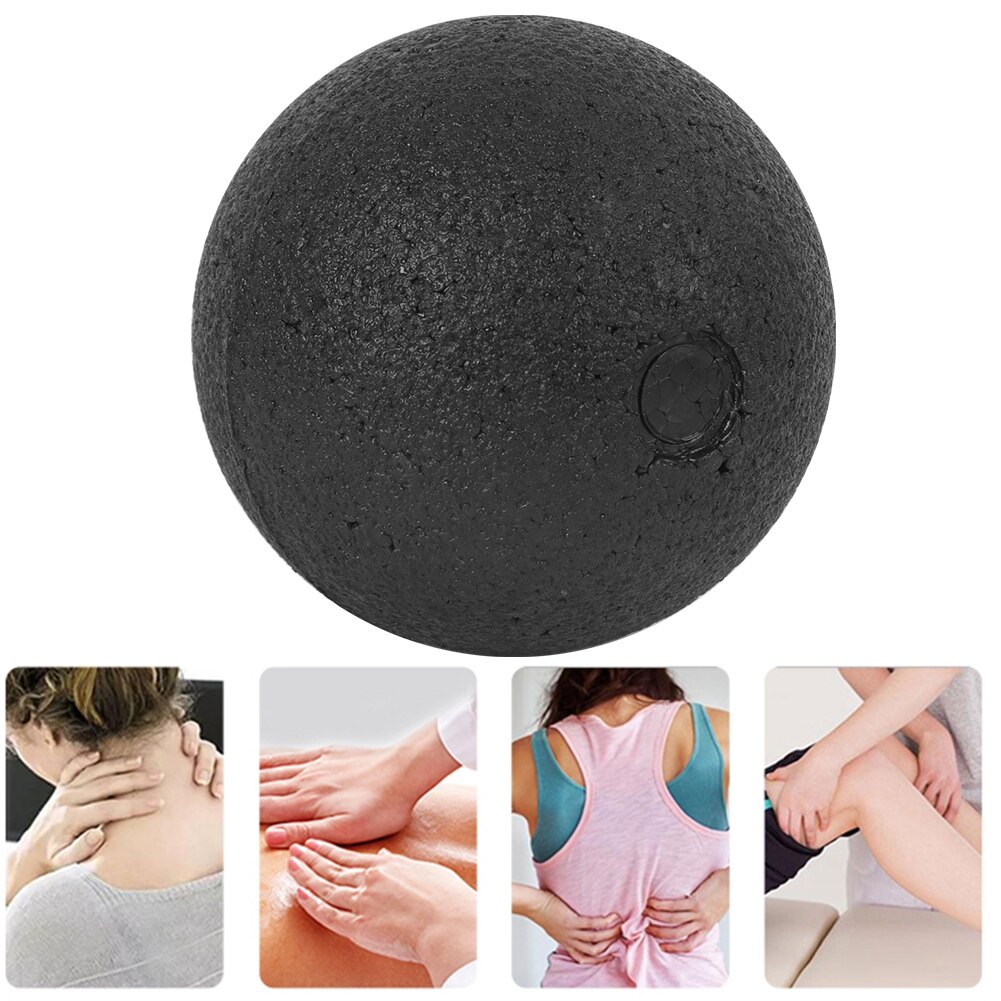 Boule de Massage noire EPP 8cm/3.1in pour Massage des pieds et du cou