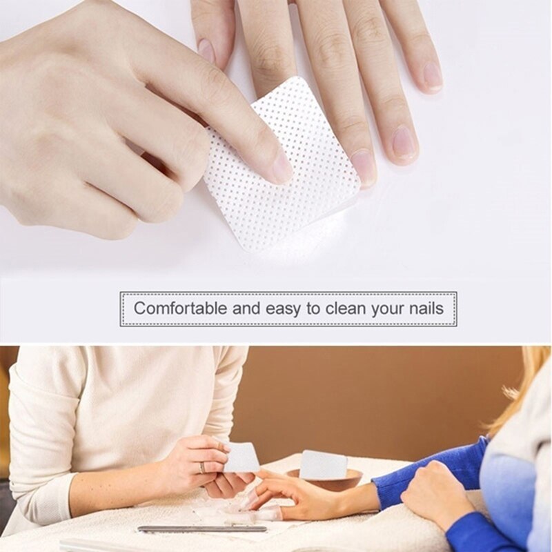 Toallitas blancas de algodón para uñas, limpiador de esmalte de uñas de Gel, almohadilla de papel para remojar, herramienta de manicura, 540/300 piezas