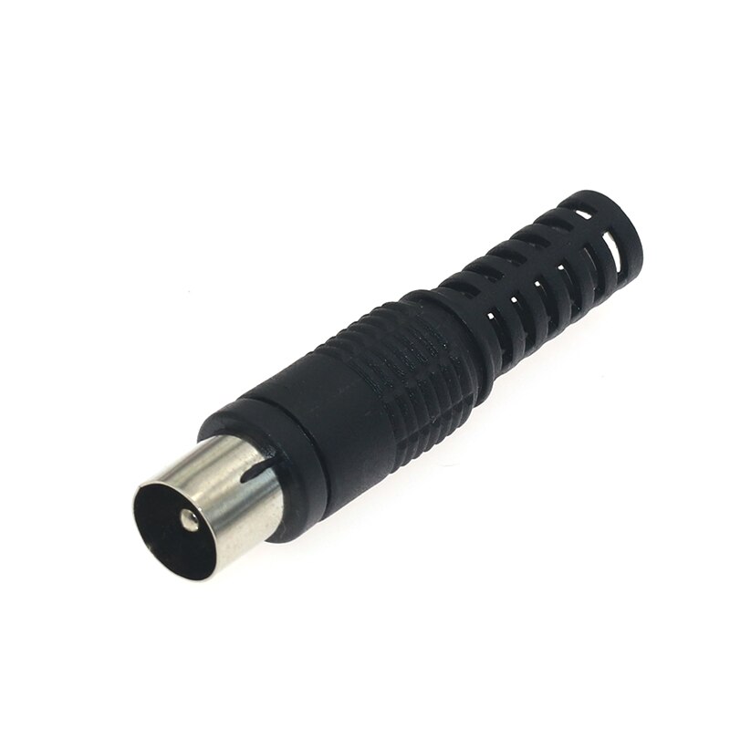 9.5mm kaapeli-tv urosliitin hitsaus vapaa antenni uros johdin liittimet pistoke liittimet sovitin sähkö 2/5/10 kpl: 9.5mm tyyppi 1 / 10 kpl