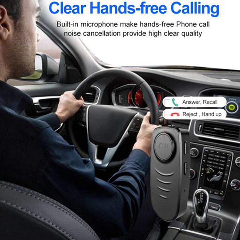 Bluetooth 5.0 Audio-ontvanger, Handsfree Bellen, Noise Cancelling Bluetooth Muziek Ontvanger Voor Helder Geluid