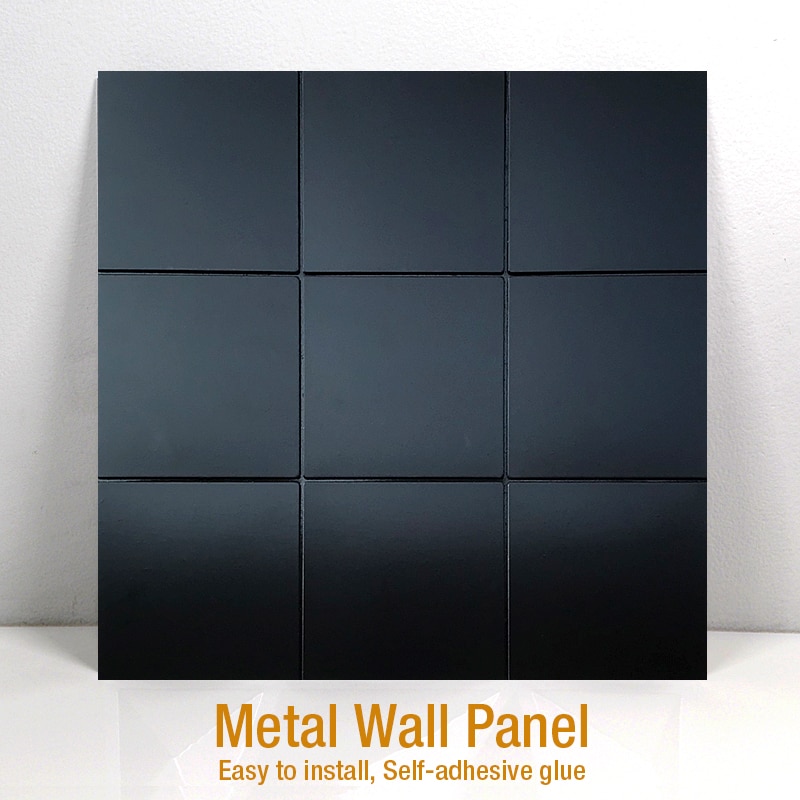 3d metall mosaik väggpanel självhäftande 3d spegel vägg klistermärke keramiska plattor vinyl badrum kök toalett rum tv väggbeläggning