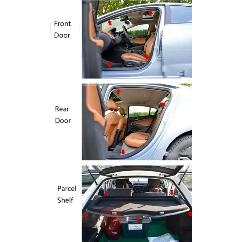 Replacement Car Sealing Strip 300cm Accessory Decoration Moulding Edge