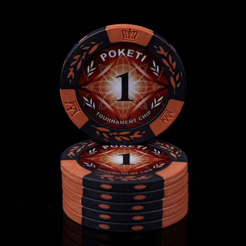 20 Stks/partij Poker Chips 11 Kleuren 14G Klei/Ijzer 40*40Mm Tarwe Chips Texas Hold'em Poker Poker Club Chips