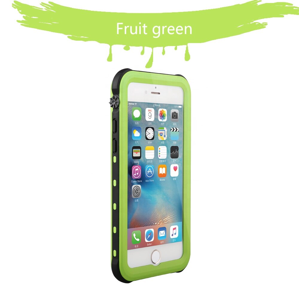 Redpepper mobiltelefon tpu mjukt vattentätt fodral för iphone 6 6s 7 8 plus x