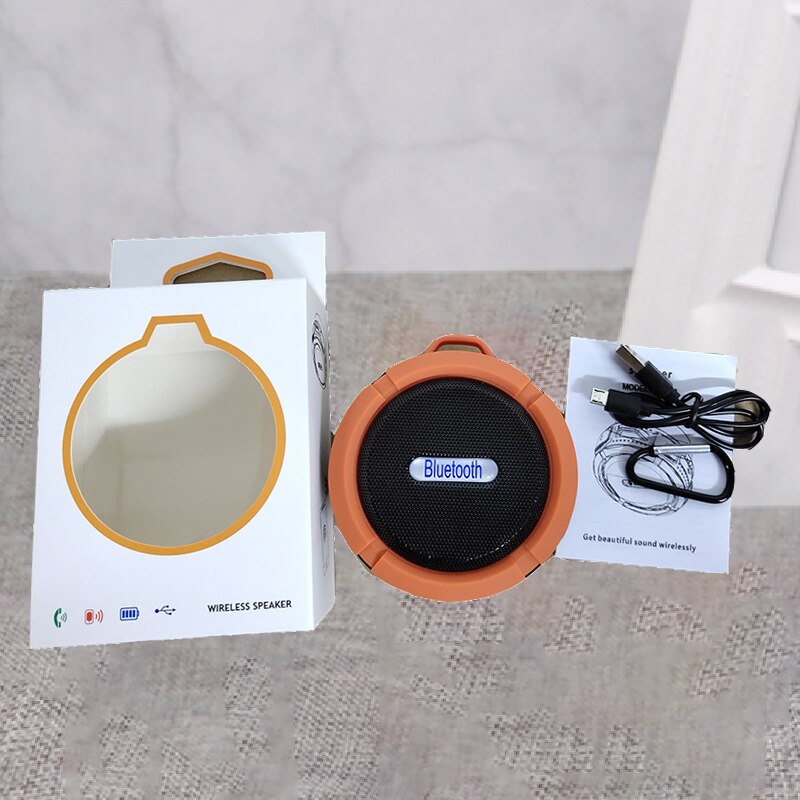 Draagbare Speaker Draadloze Bluetooth Speakers Soundbar Outdoor Sport Waterdicht Ondersteuning TF Card FM Radio Aux Input