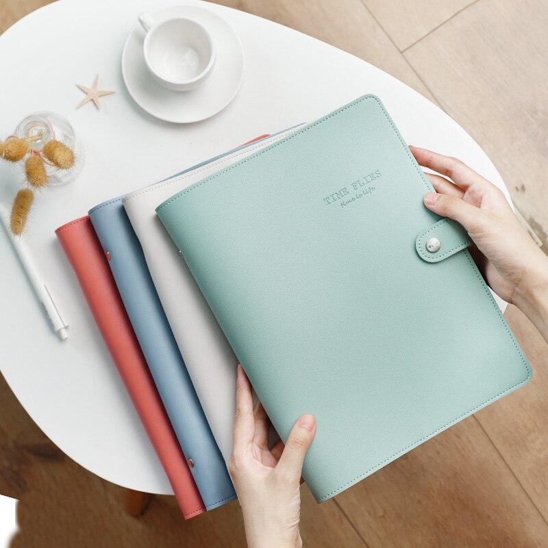 Macaron Cute Spiral Notebooks Stationery Fine Office School Personal Agenda Organizer Binder Diary Weekly Planner B5