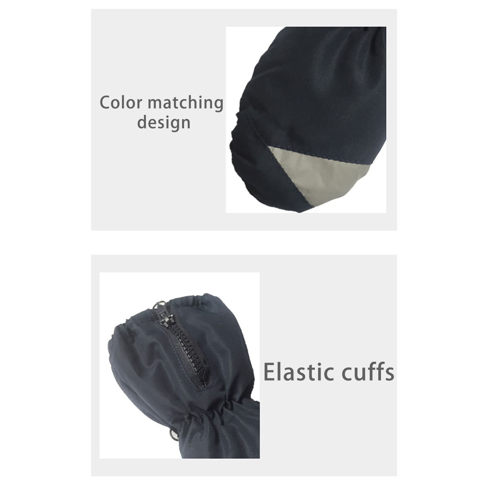 Karikatur freundlicher Ski Handschuhe Lange ärmeln Fäustlinge Winter Kalt Wasserdicht Nicht-Unterhose Warme Karikatur Blau Dinosaurier