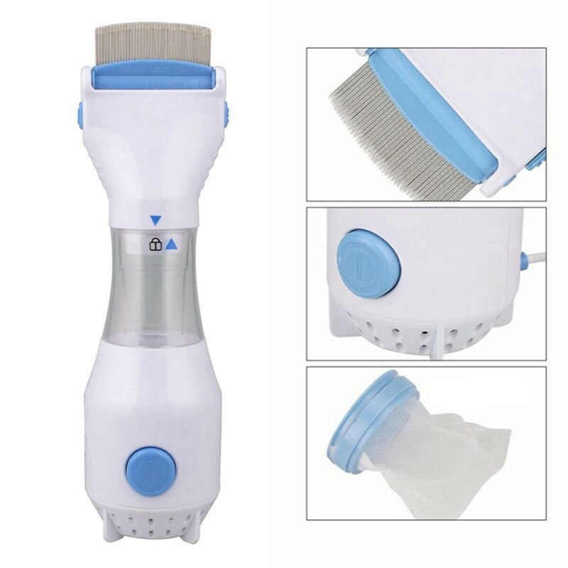 Pet Cat Dog Electric Terminator Anti Removal Kill Lice Kill Puppies Fleas Electronic Lice Cleaner Comb