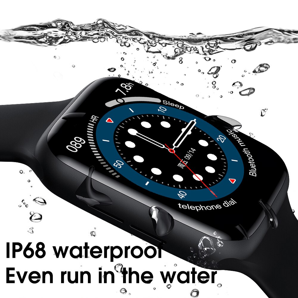COBRAFLY IWO M33 W506 Smart Watch 1.75 inch Square Screen Bluetooth Call IP68 Waterproof Watches ECG Body Temperature PK W56 W66