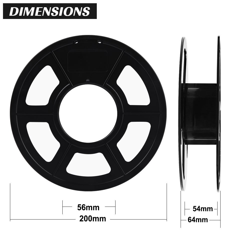 1kg ABS Filament Enotepad 1.75mm Plastic Spools Manufacturer Full Colors 3D Chemical Resistance Material With Vacuum Packaging