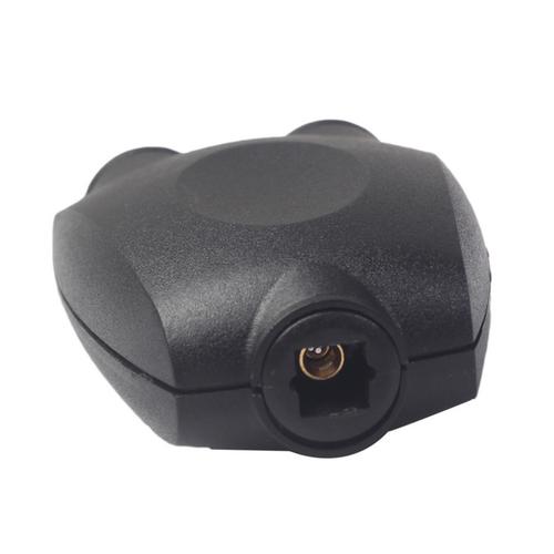 Digitale Spdif Optische Audio Splitter 2 Manier Toslink Splitter Adapter 1 Ingang 2 Uitgang Spdif Optische Kabel Splitter Hub Voor cd Dvd