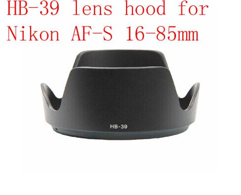 HB-39 Hb 39 Zonnekap Bloemblaadje Baynet Bloem Zonnekap Voor Nikon AF-S 16-85 Mm F3.5-5.6G Ed 67 Mm Lens Protector Zwart Plastic