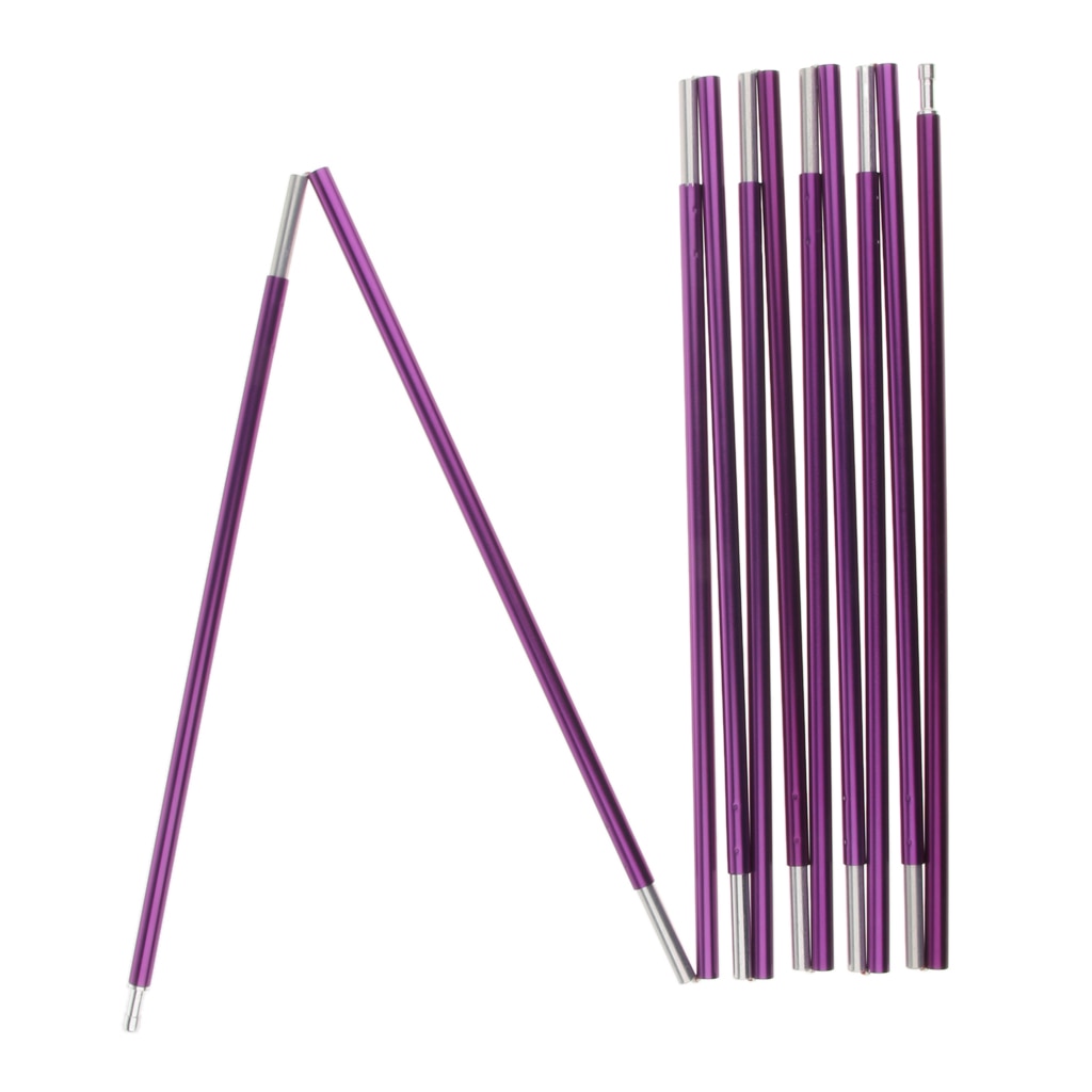 Outdoor Backpacking Aluminium Alloy Awning Tent Poles Bar Travel Camping Hiking Picnic Tents Accessories