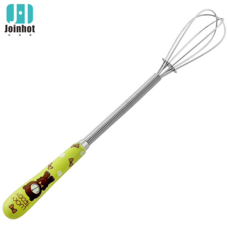 1 PC lovely mini Egg beater stainless steel manual egg beater coffee stirrer butter stirrer kitchen accessories cooking tools