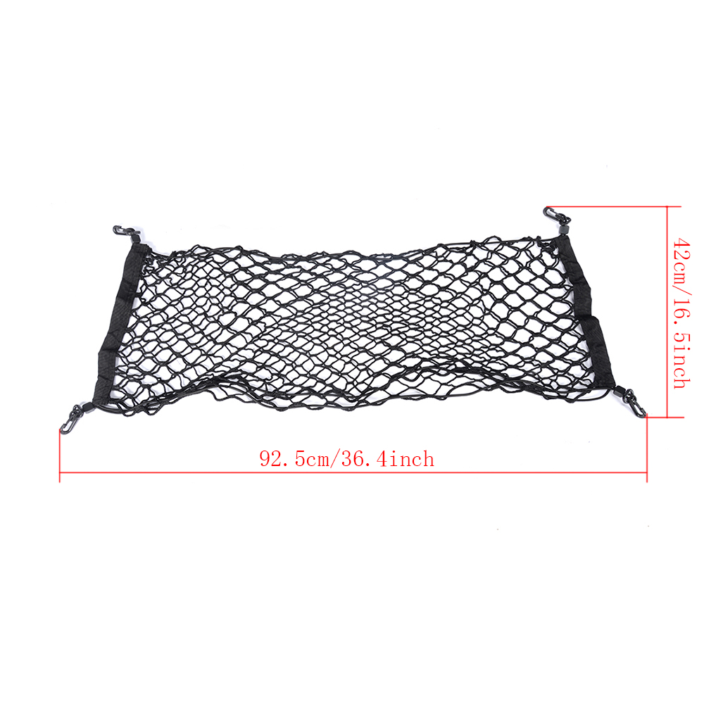 Universell bil bagasjerom bagasjerom organisator lomme siste nett nettlagring bil motta ordne nett 92.5cm*42cm