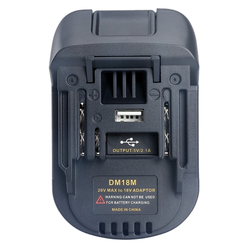 Power Tool Adapter DM18M Converter For Dewalt 18V Li-ion Battery for Makita Milwaukee Bosch Ryobi Hitache Metabo Worx Devon Tool
