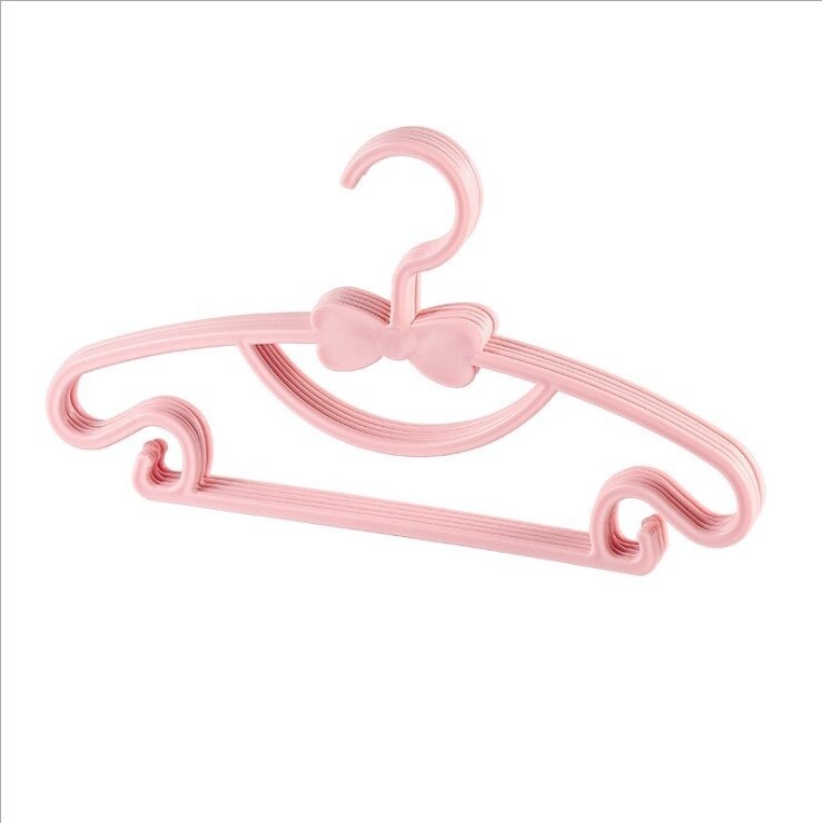 Durable Baby Clothes Hangers Telescopic Clothes Cute Cartoon Children's Hangers Kid Clothes Racks Baby Plastic Hanger: H