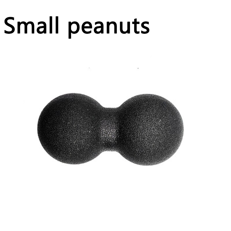 Rodillo de bloque de espuma para Yoga, juego de pelota de cacahuete negra para deportes de ocio, Bola de masaje de acupuntura, Bola de Fascia para relajarse, todo el cuerpo: Small peanut balls