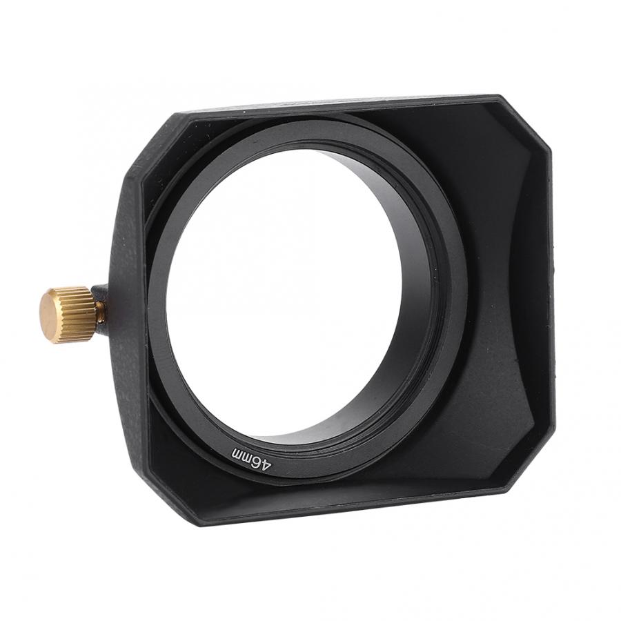 Lens Accessoires 46 Mm Vierkante Zonnekap Shade Voor Dv Camcorder Digitale Video Camera Lens Filter Of Vat Draad Camera len Deel