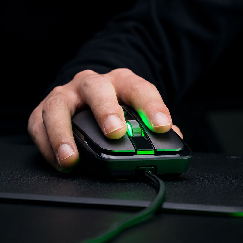 Originele xiaomi draadloze gamingmuis 7200 dpi rgb-achtergrondverlichting game optische oplaadbare 32- -bits arm usb 2.4 ghz computermuis