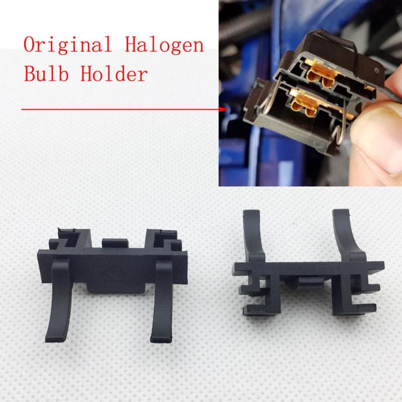 2Stck Auto H7 LED Scheinwerfer Birne Halfter Basis Adapter Für Ford Fokus Abblendlicht Scheinwerfer Halterung Für Land Rover Entdeckung Fiat 500