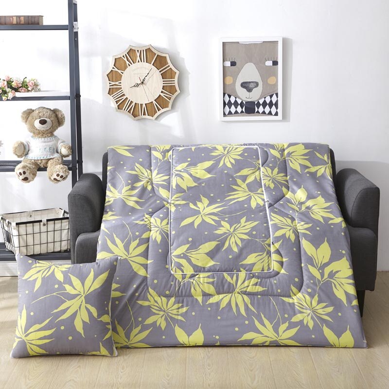 Cojín de viaje portátil 2 en 1, manta para siesta, colcha, almohada plegable cuadrada, sofá, cama, oficina, coche, decoración del hogar