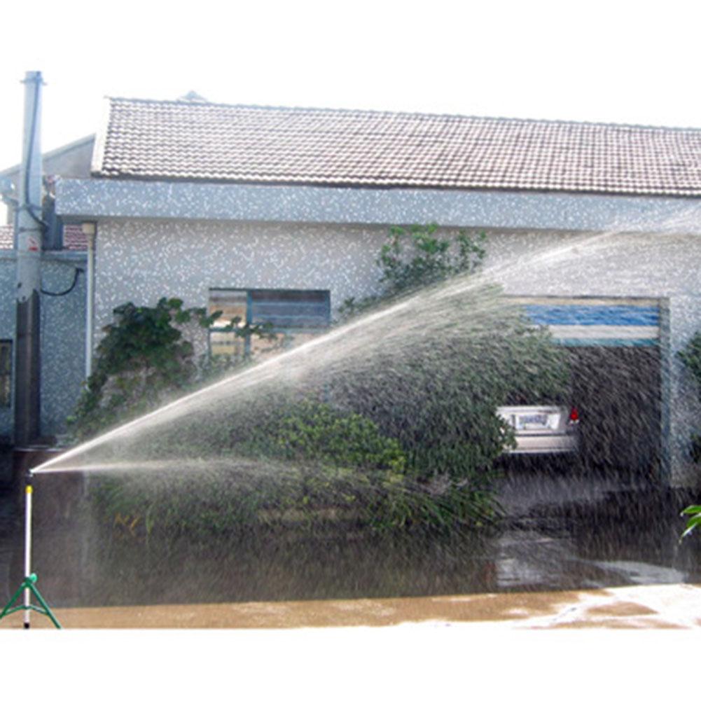 Agricultural Irrigation Sprinkler Garden Tools Long Distance Sprinkler 180 Degree Rotating Sprayer 3 Nozzels