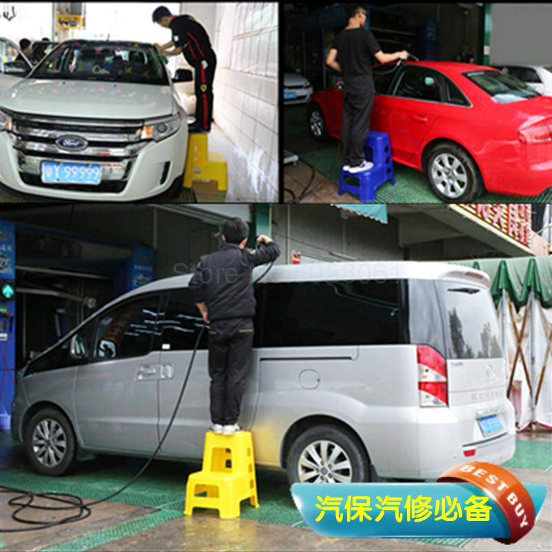 Car wash stool plastic car beauty high and low stool two-step chair ascending ladder step stool foot home foot ladder