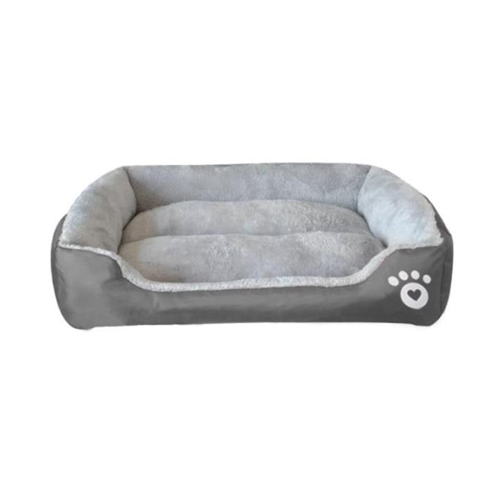 S-xl kæledyrsseng stort hus til stor hund hvalpe kennel vandtæt kattegrus fire årstider reden varmt kæledyrsudstyr sengelinned: Grå / M