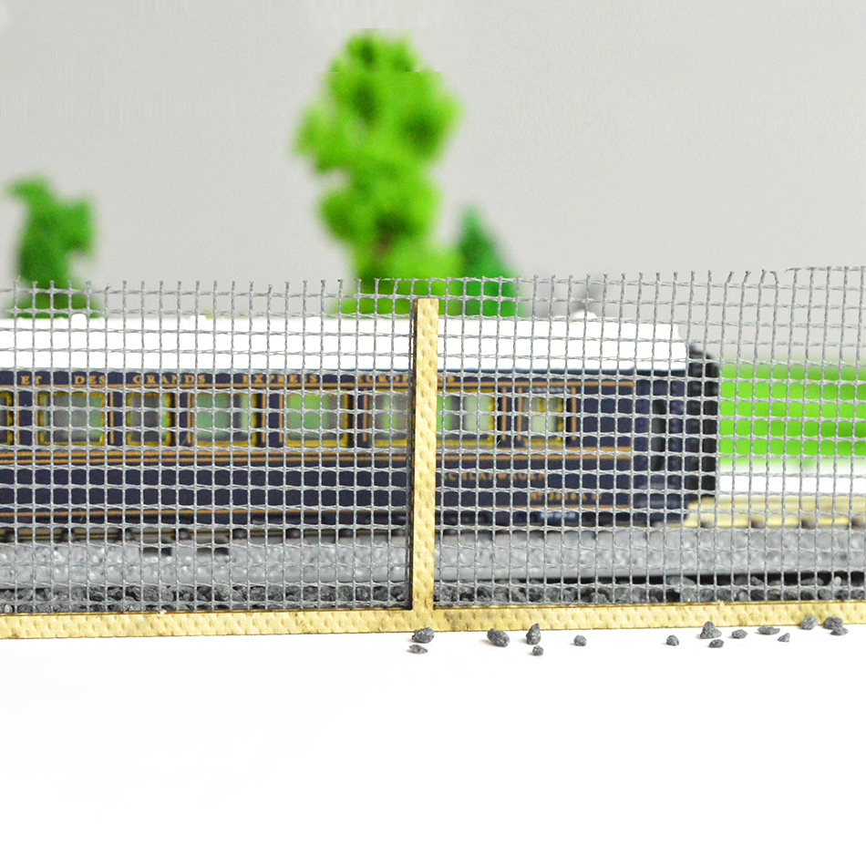 HO 1:87 scale Railroad Railing Train Fence guardrail Building Scenery Sand Table Train Diorama Layout