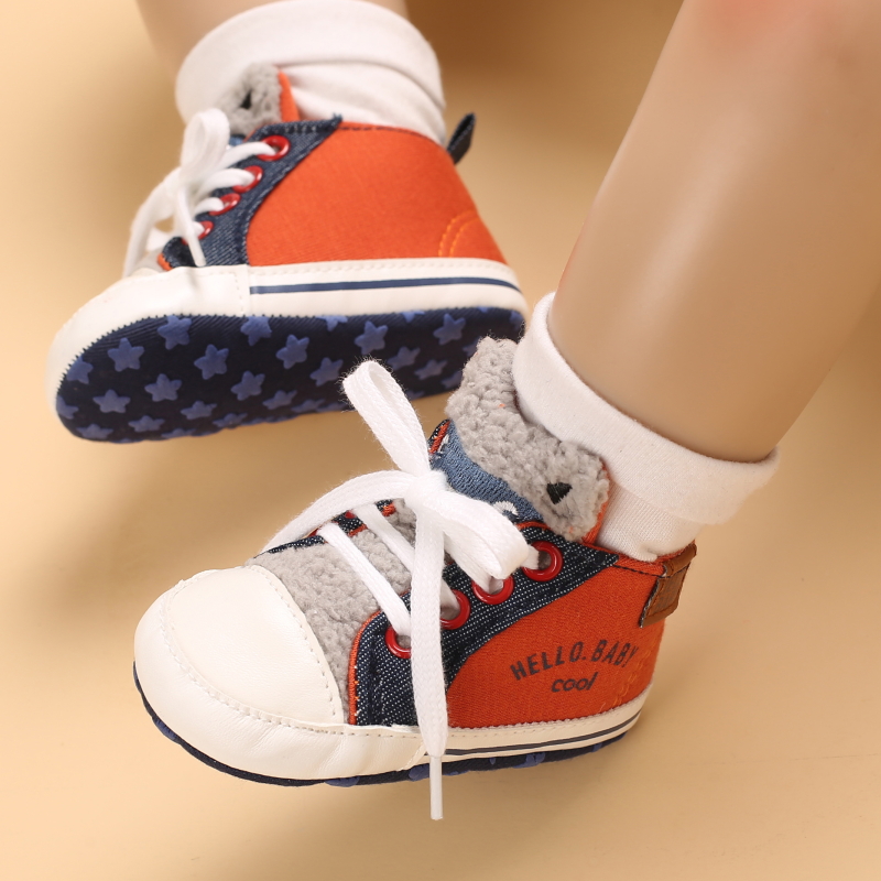 Frühling Und Herbst Stil 0-18 Monate Baby Lernt Zu Spaziergang Schuh Weiche Sohle Leinwand Schuh Baby Schuh SchöNe Karikatur Freizeit Schuhe