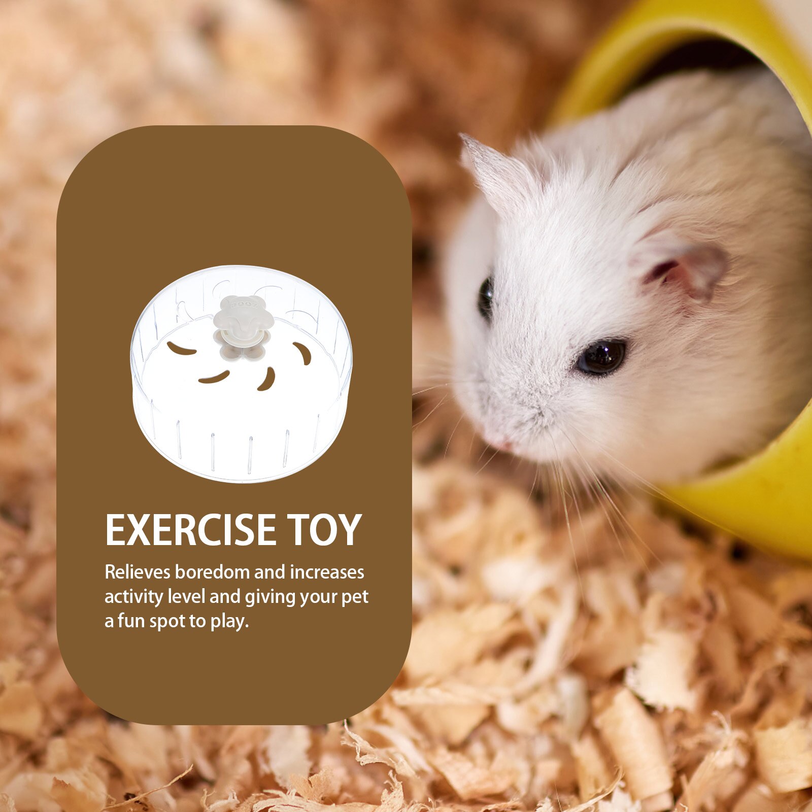 Wheel Silent Hedgehog Wheel Hamster Accessory Transparent Rat Wheel Hamster Wheel for Hamster Chinchilla Rat