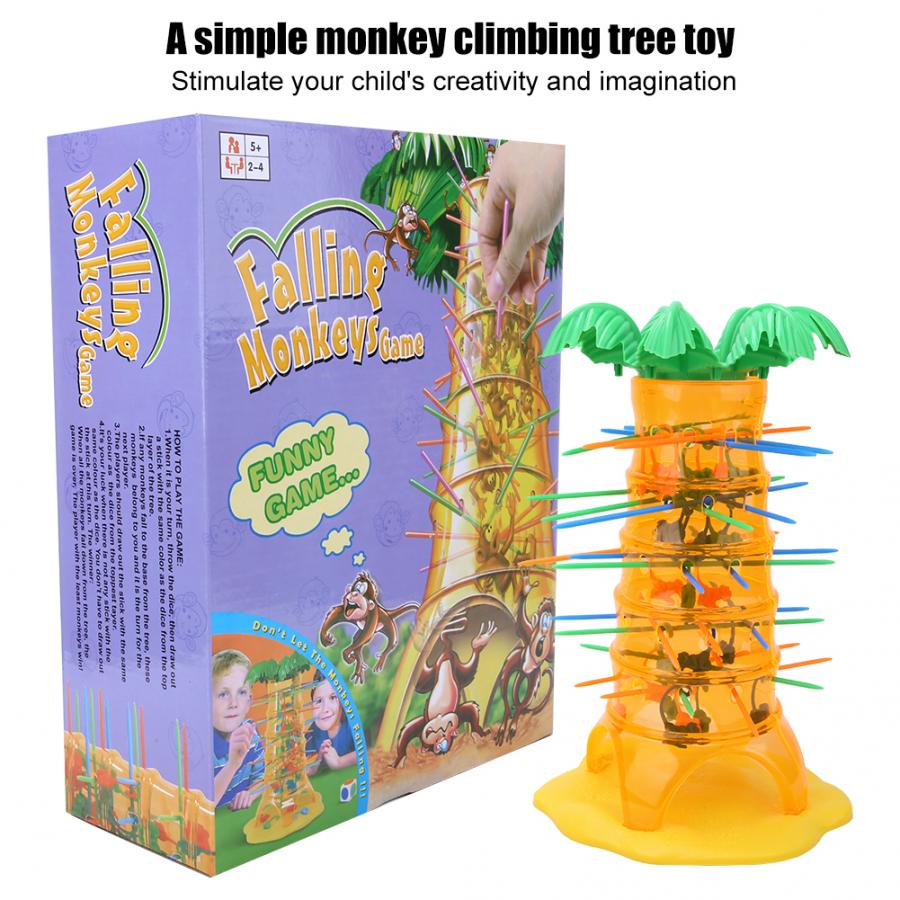 Macaco escalada árvore mesa jogo brinquedo multiplayer bebê crianças puzzle jogo macaco escalada árvore pai-crianças brinquedos educativos