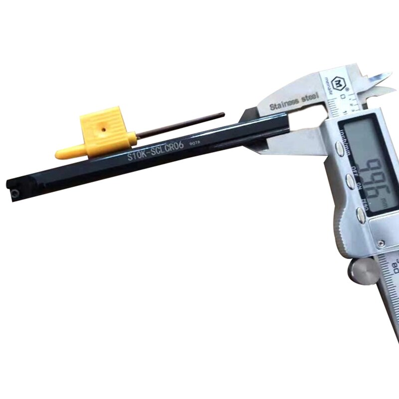 Set of SCLCR 1010H06 S10K-SCLCR06 Lathe Tool Holder Boring Bars with 10 Carbide Inserts