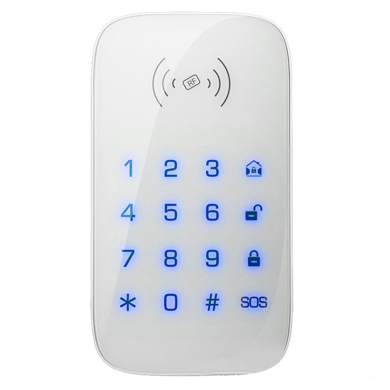 Teclado inalámbrico MOOL para el sistema de seguridad inteligente del hogar teclado de extensión para el Panel de Control del Host de alarma contra incendios antirrobo