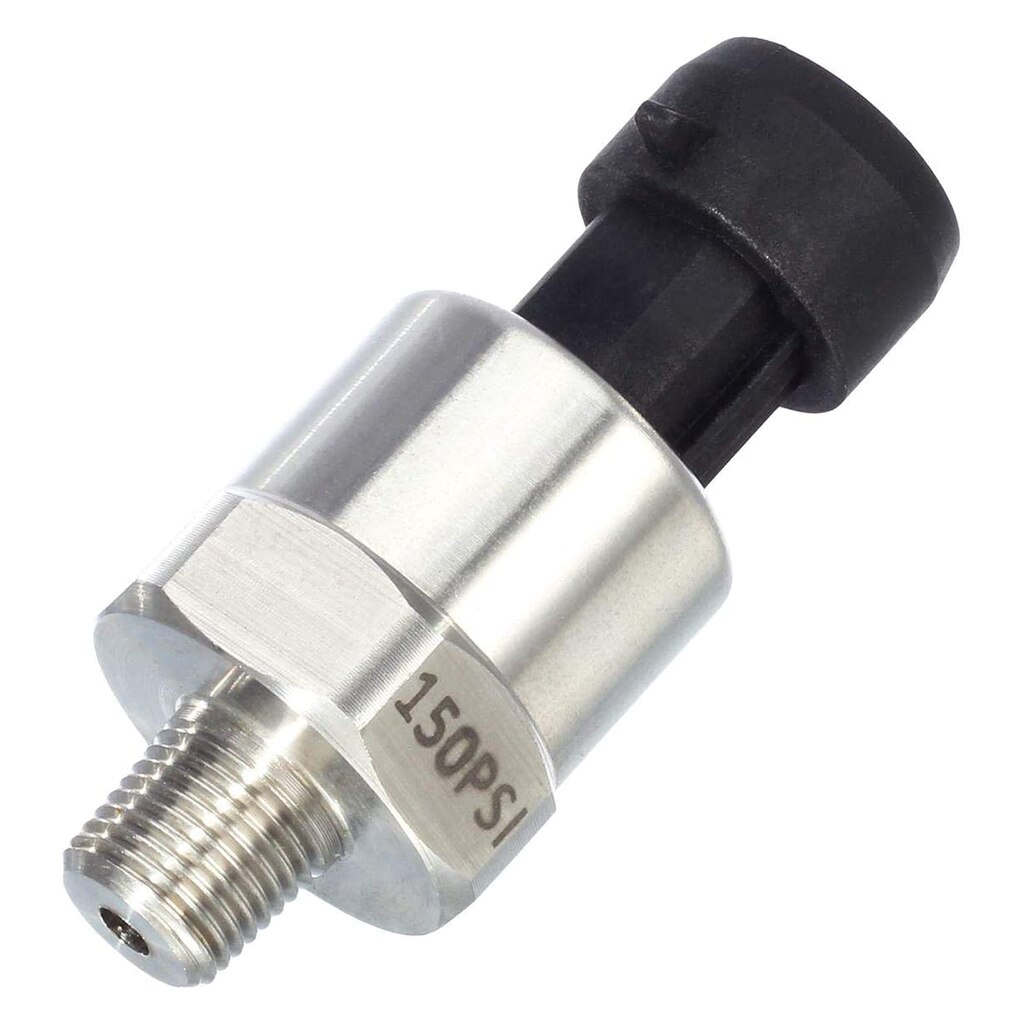 Druk Transducer Sender Sensor Met Connector 1/8 Inch Npt Rvs Druksensor Olie Brandstof Water