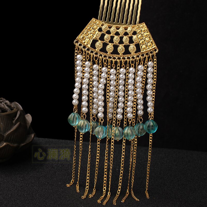 Horquilla de estilo antiguo Kanzashi, pinza para el pelo, accesorios para el cabello Chignon, Súper Hada, peluca clásica china salvaje hecha a mano, Cosplay