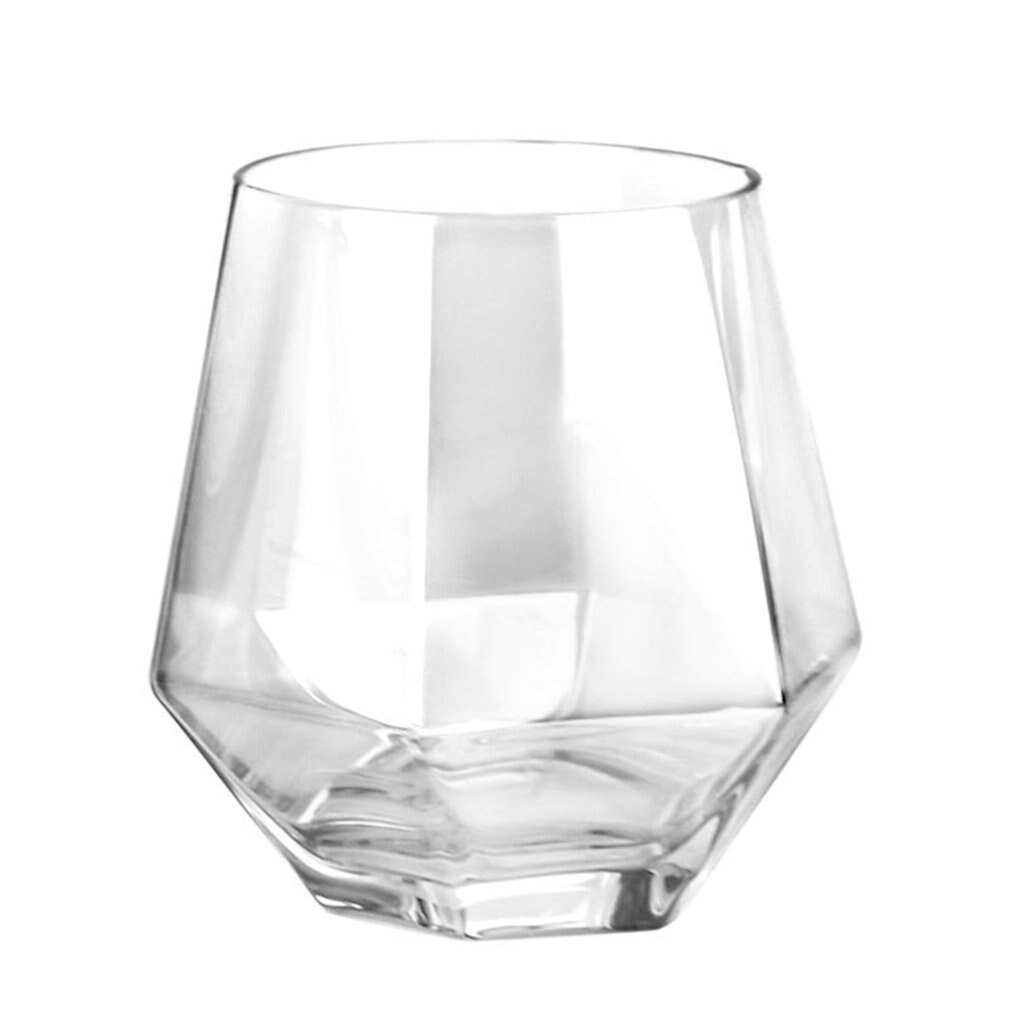 Phnom penh diamant färgglada glas bar sexkantig kristall whisky sprit glas juice kopp vin set: Pf180501