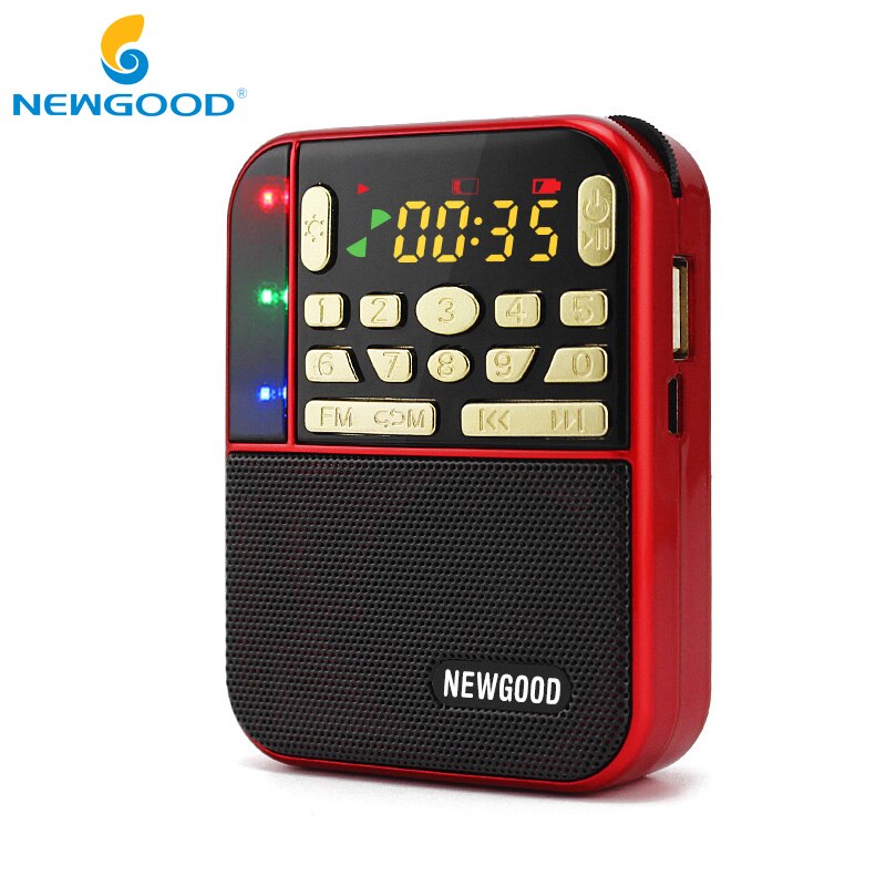 Mini Fm Pocket Stereo Radio Draagbare Micro Sd Radio Mode Band Luidspreker Tf Usb Mp3 Luidsprekers Fm Ontvanger Ontvangers Luidspreker