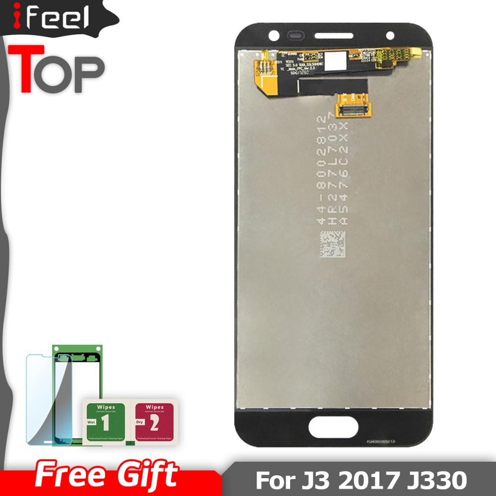 Super AMOLED LCD para Samsung Galaxy J3 j330 J330F SM-J330 LCD pantalla táctil digitalizador