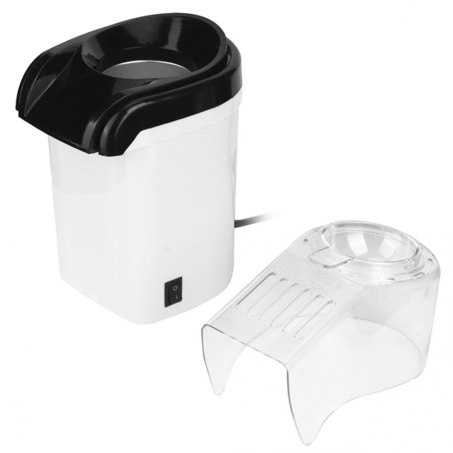 Køkken mini automatisk majspopper elektrisk majspopcornmaskine hvid eu-stik 220-240v