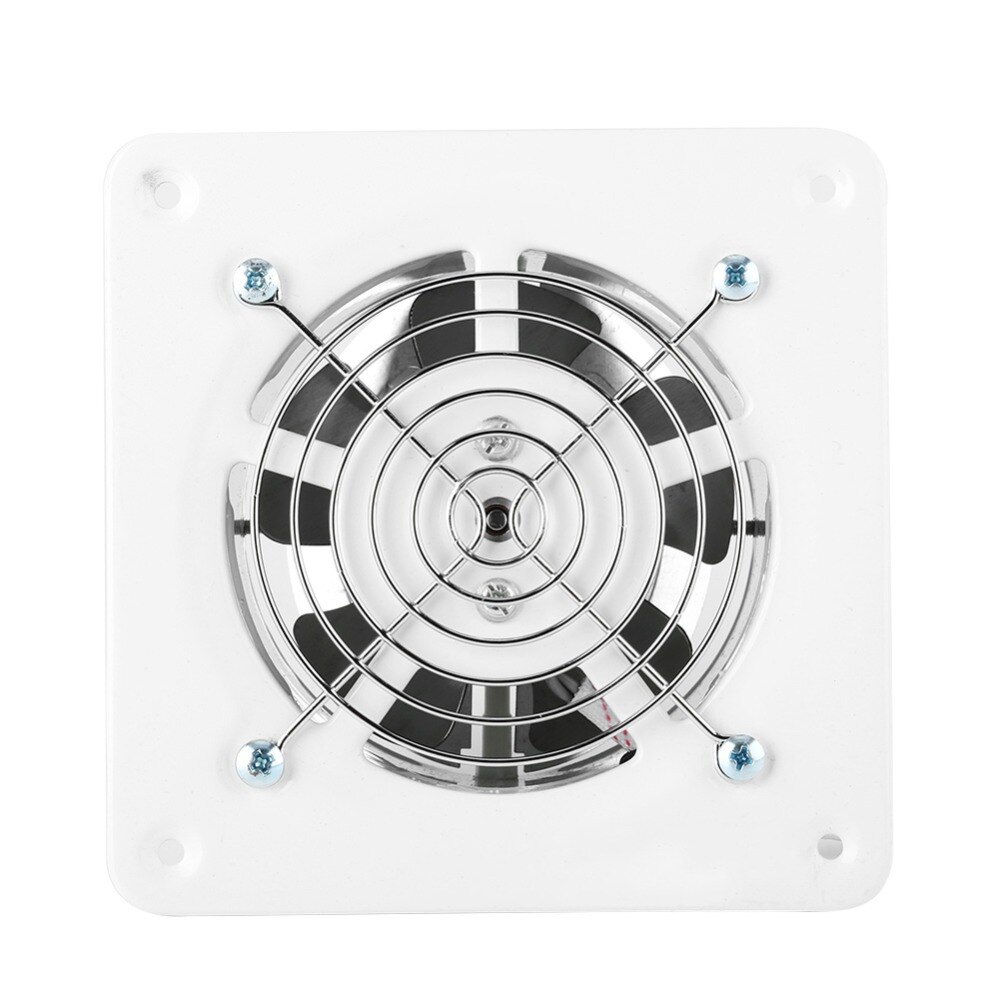 4 inch 25W 220V Exhaust Fan Low Noise Wall Mounted Exhaust Fan Home Bathroom Kitchen Garage Air Vent Ventilation